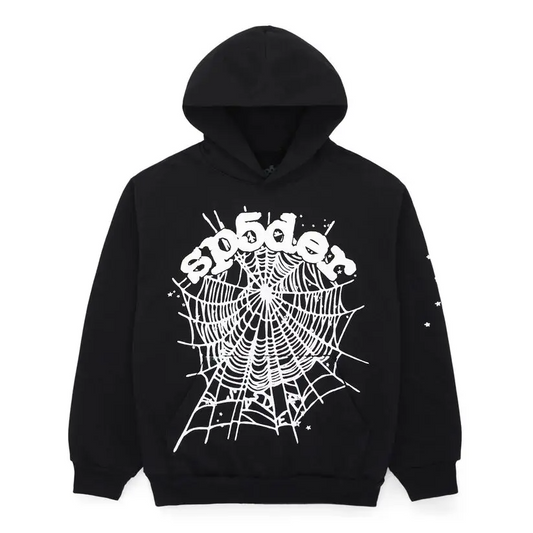Sp5der OG Web Black Hoodie
