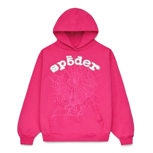 Sp5der Pink Hoodie
