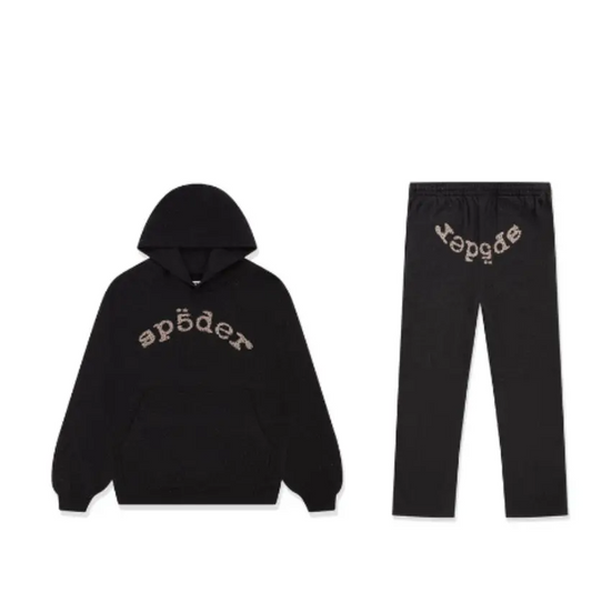 Sp5der VVS Black Tracksuit