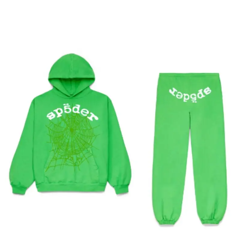Sp5der Green Web V2 Tracksuit