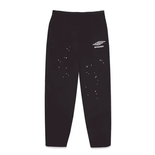 Sp5der Black Pro Wind Sweatpant