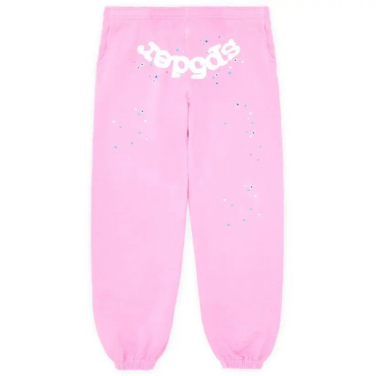 Sp5der Pink Web Sweatpant