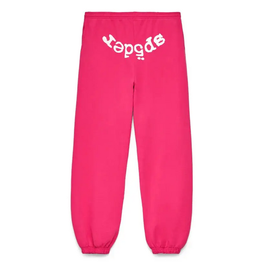 Sp5der Pink Web V2 Sweatpant