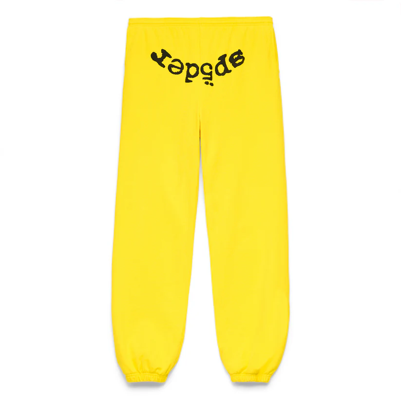 Sp5der Yellow Web V2 Sweatpant