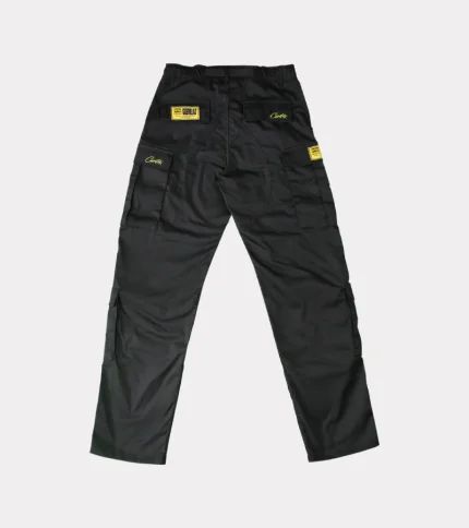 Corteiz Yella Guerillaz Cargos Noir Jaune