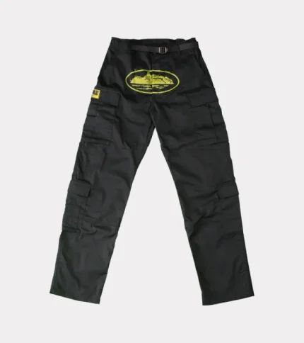 Corteiz Yella Guerillaz Cargos Noir Jaune