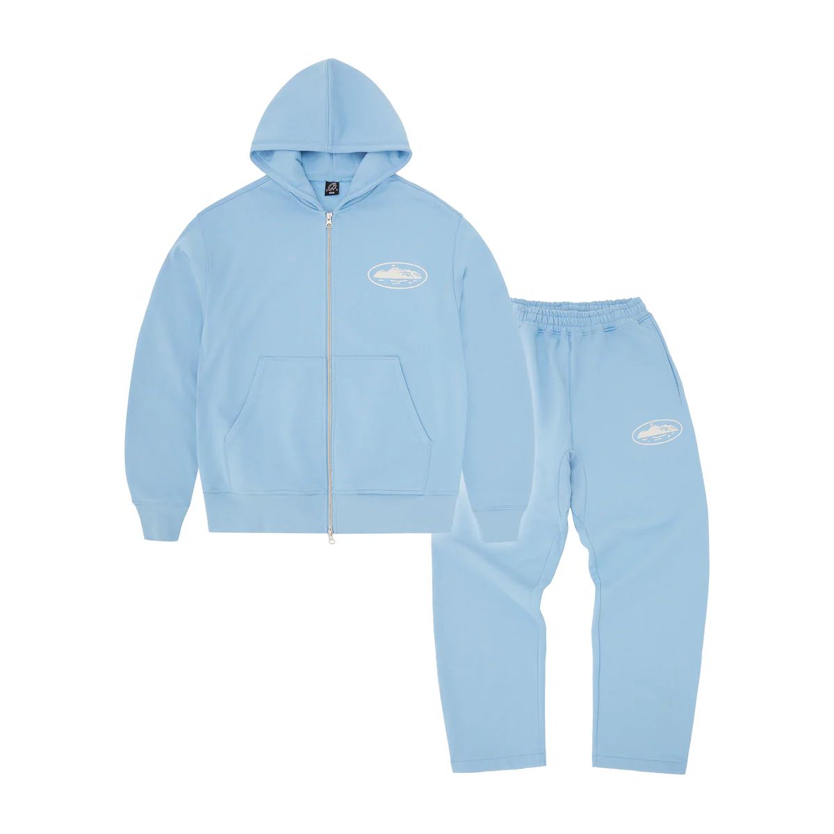 SURVÊTEMENT IMPRIMÉ ISLAND PUFF [BLEU BÉBÉ]