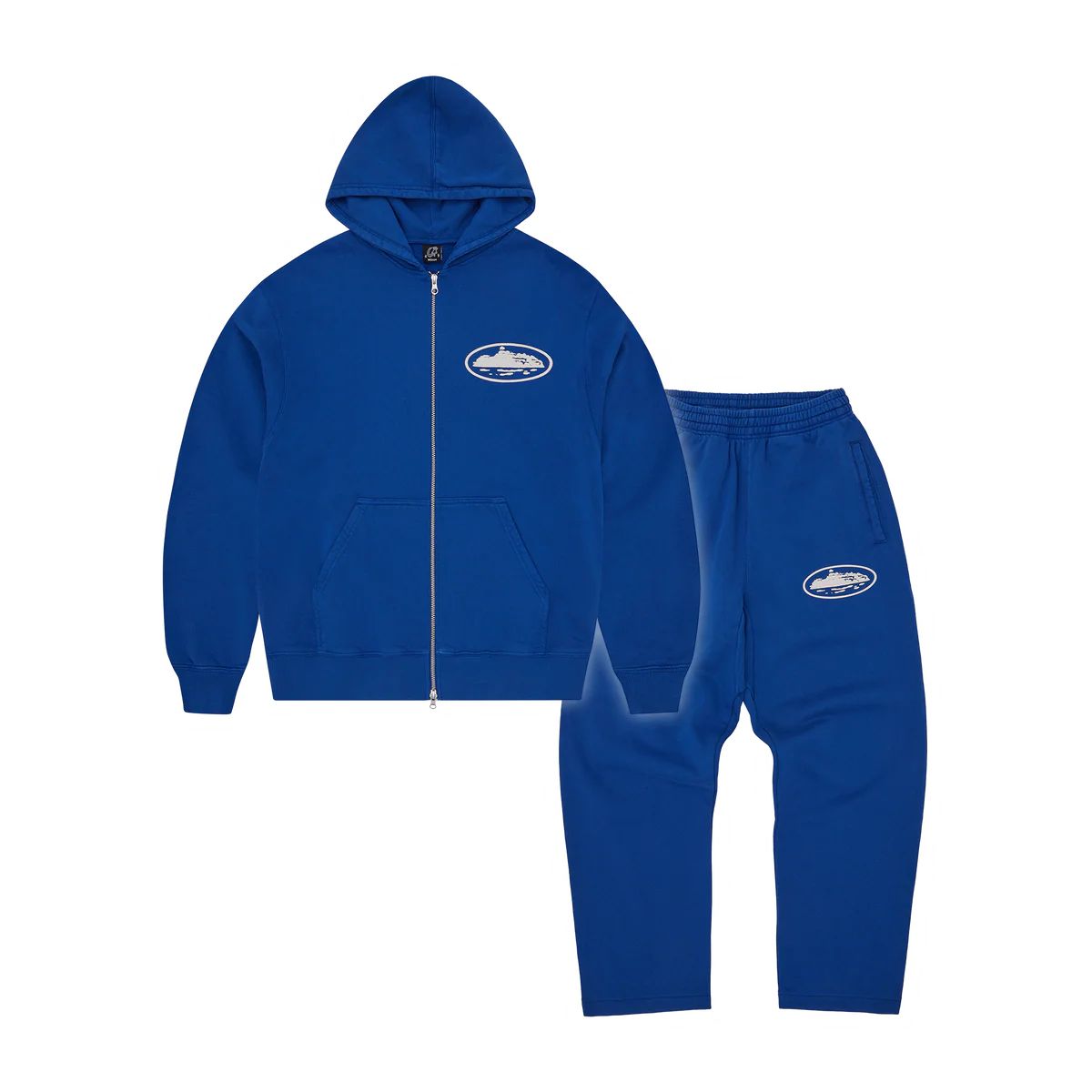 SURVÊTEMENT IMPRIMÉ ISLAND PUFF [WASHED ROYAL]