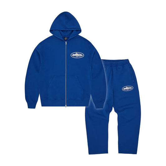 SURVÊTEMENT IMPRIMÉ ISLAND PUFF [WASHED ROYAL]