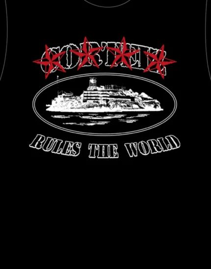 T-SHIRT CORTEIZ 4STARZ ALCATRAZ NOIR