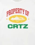Corteiz Propriété De Crtz Carni T-shirt Blanc