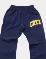 Pantalon de jogging Corteiz Crtz Dropout bleu marine