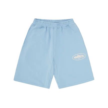 SWEATSHORT IMPRIMÉ ISLAND PUFF BLEU BÉBÉ