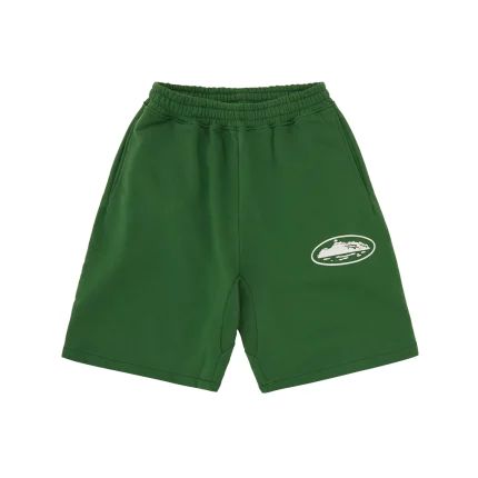 SWEATSHORT IMPRIMÉ ISLAND PUFF VERT