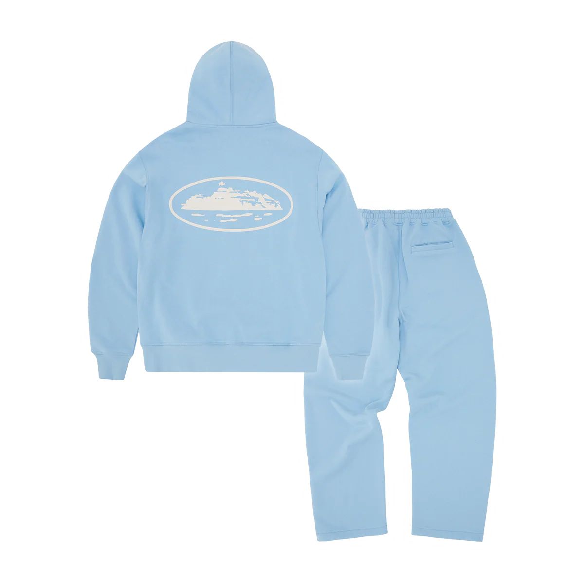 SURVÊTEMENT IMPRIMÉ ISLAND PUFF [BLEU BÉBÉ]