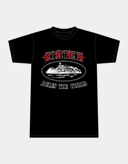 T-SHIRT CORTEIZ 4STARZ ALCATRAZ NOIR