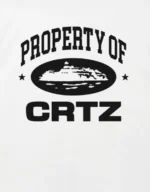 Corteiz OG Propriété De Crtz T-Shirt Blanc