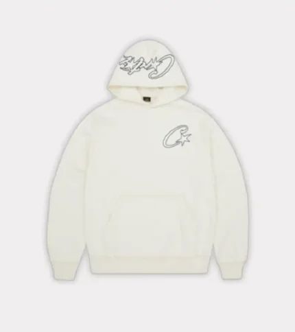SURVÊTEMENT À APPLICATION C STAR SATIN CORTEIZ OFF WHITE