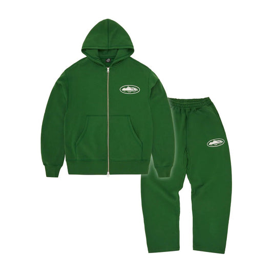 SURVÊTEMENT IMPRIMÉ ISLAND PUFF [VERT]