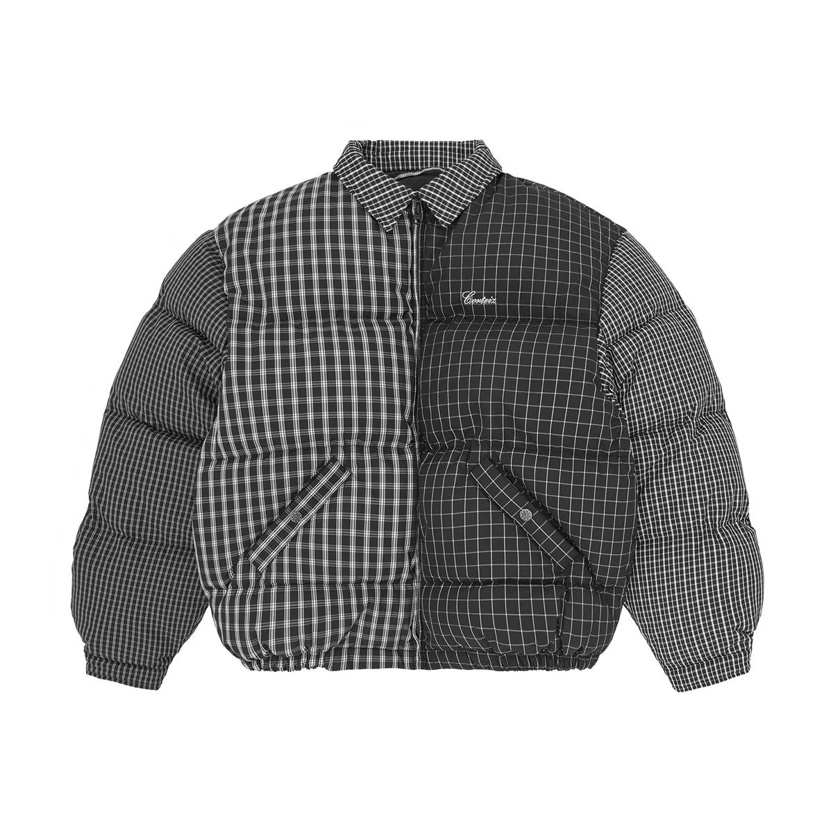 DOUDOUNE COL BOLO [CARREAUX NOIR]